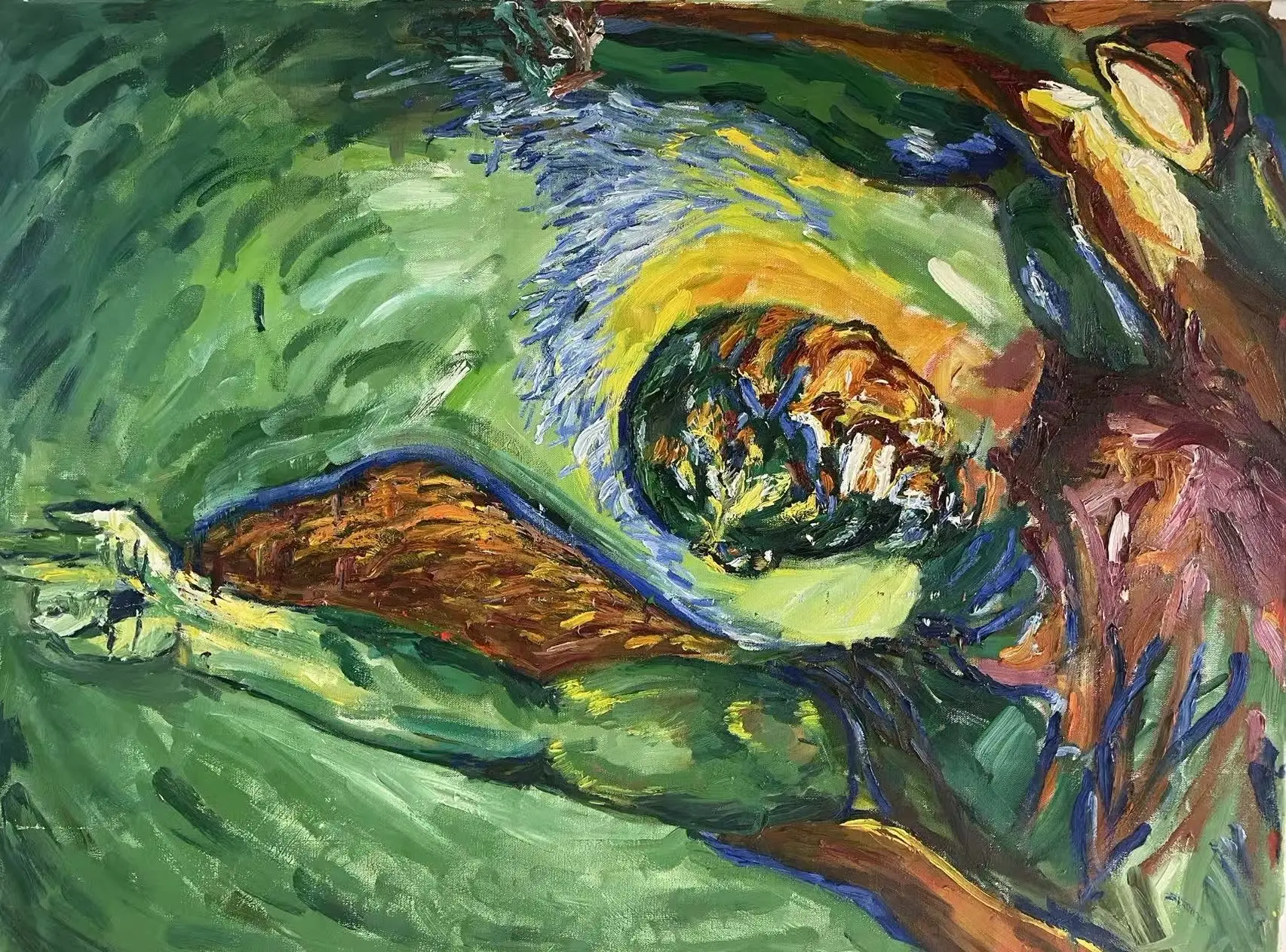 Oil on canvas